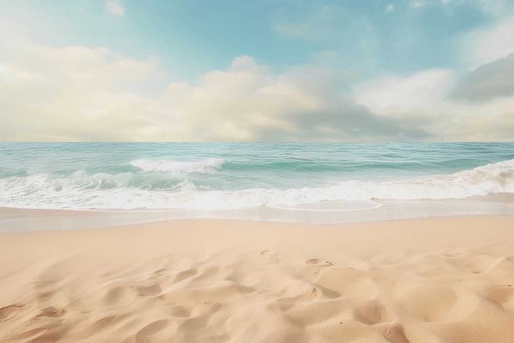  Nature background beach backgrounds outdoors. AI generated Image by rawpixel.