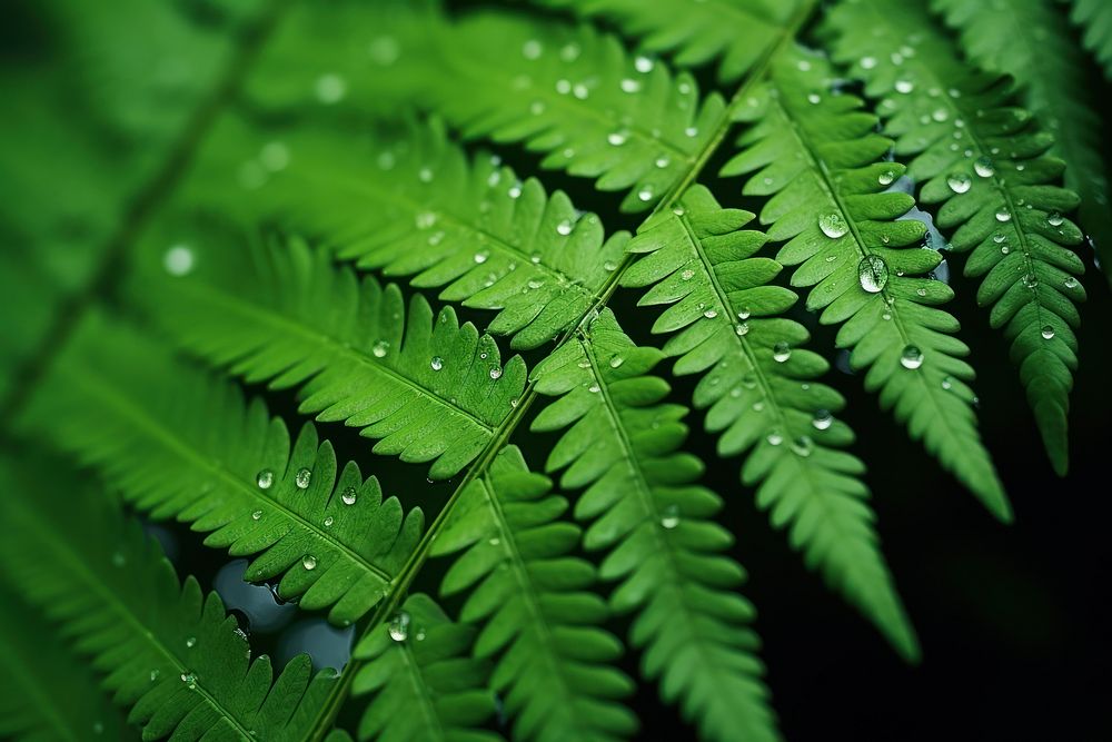  Nature background fern backgrounds plant. AI generated Image by rawpixel.