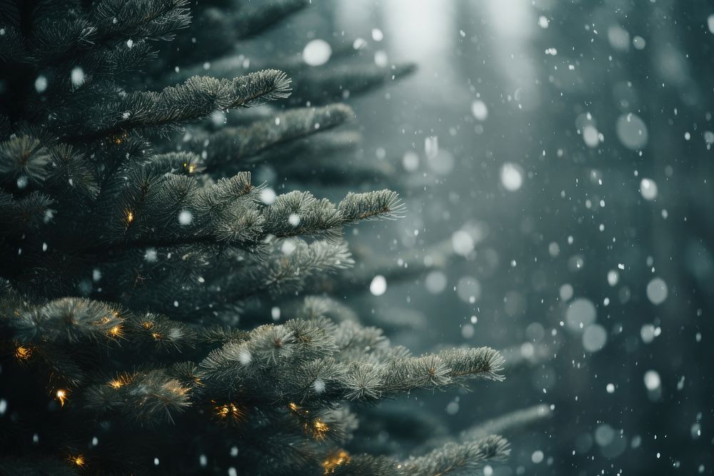 Spruce tree christmas outdoors winter. AI generated Image by rawpixel.