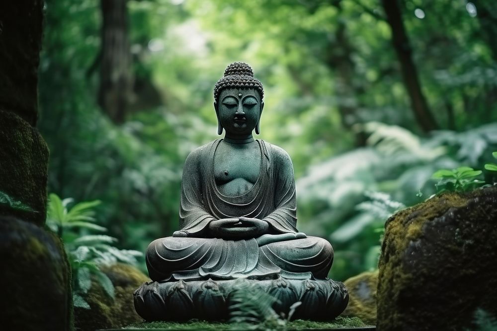 Buddha statue day representation spirituality. Premium Photo rawpixel
