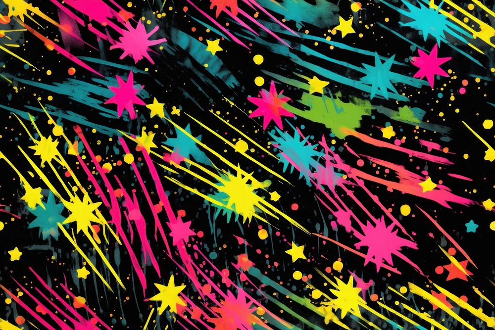 Shooting stars backgrounds abstract paint. AI generated Image by rawpixel.