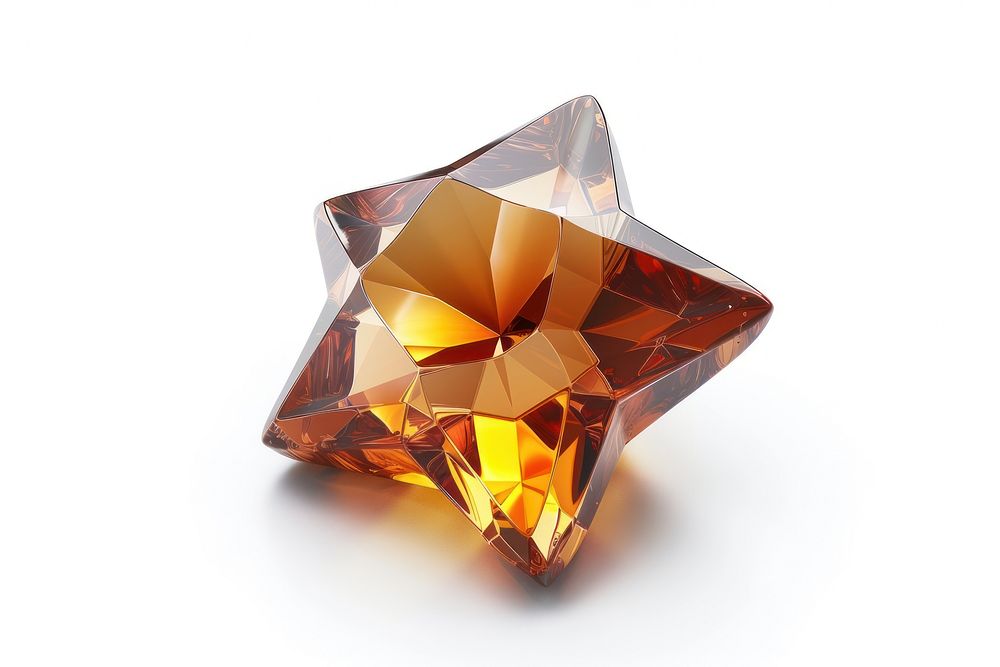 Crystal star gemstone jewelry diamond.