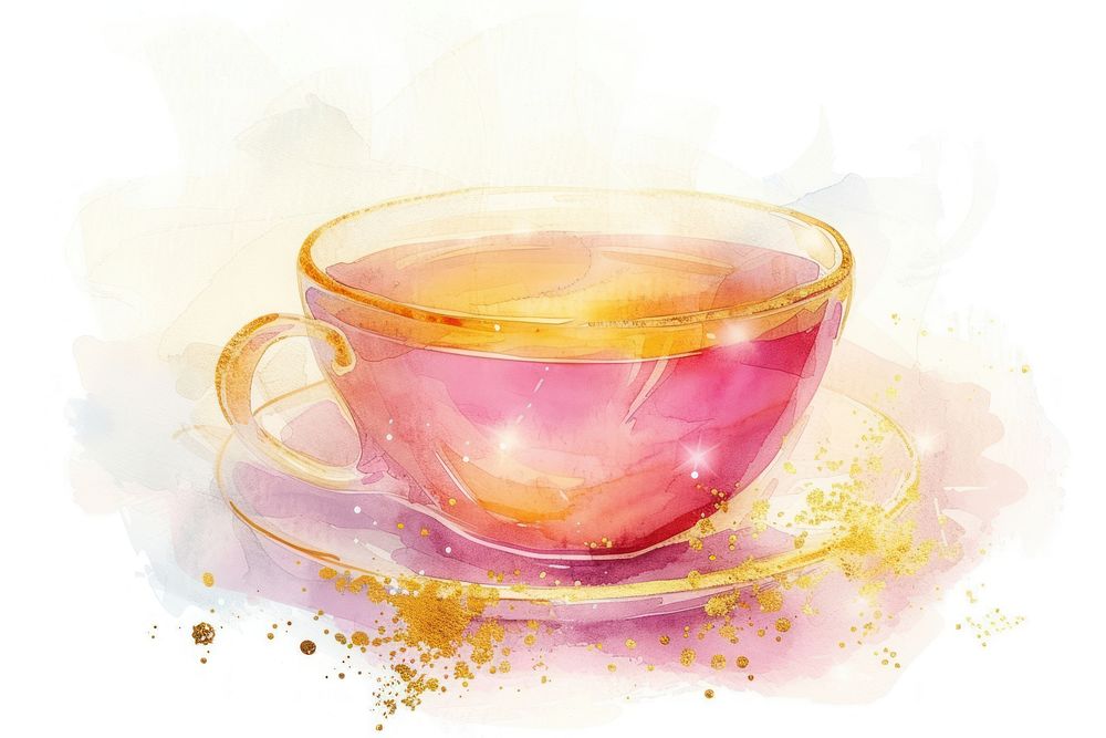 Tea saucer drink cup.