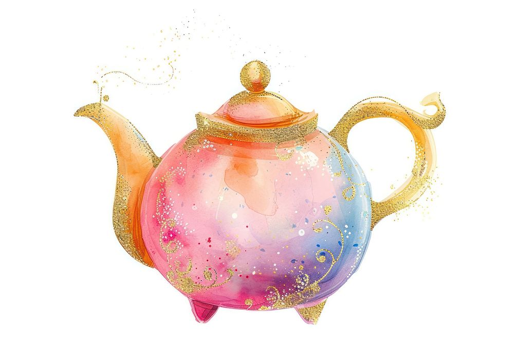 Tea pot teapot white background accessories.