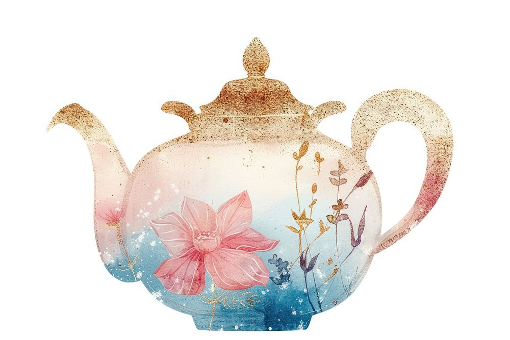 Tea pot art porcelain teapot.