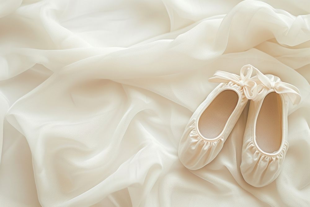 Little ballet shoes footwear white celebration.