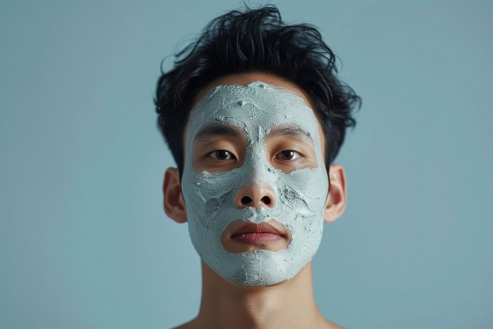 South east asian man with a face mask portrait photography adult.