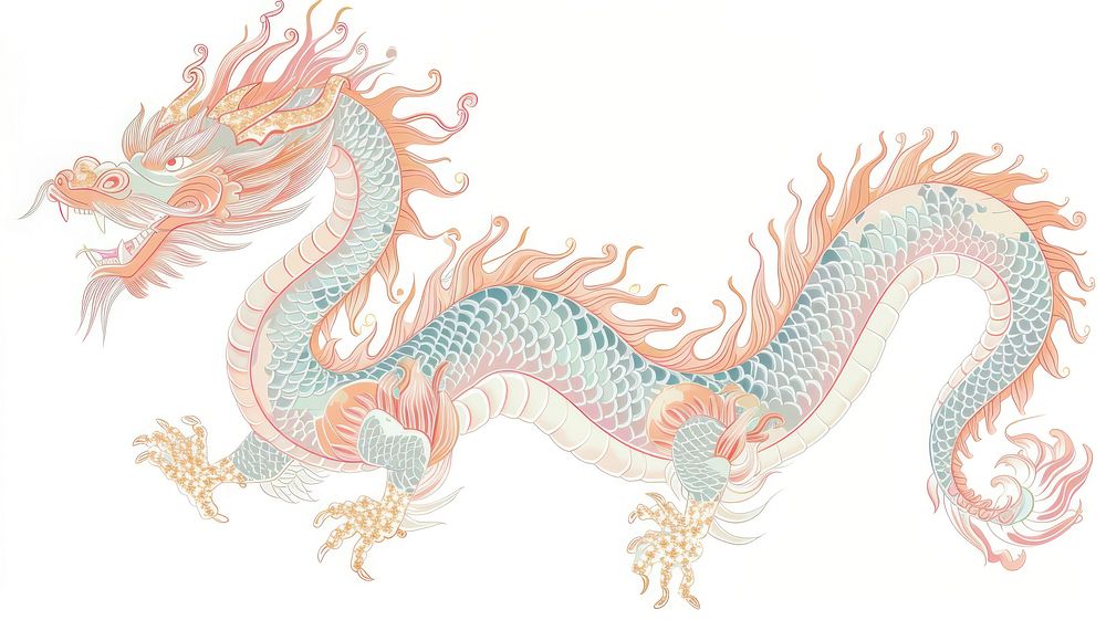 Chinese dragon animal art creativity.
