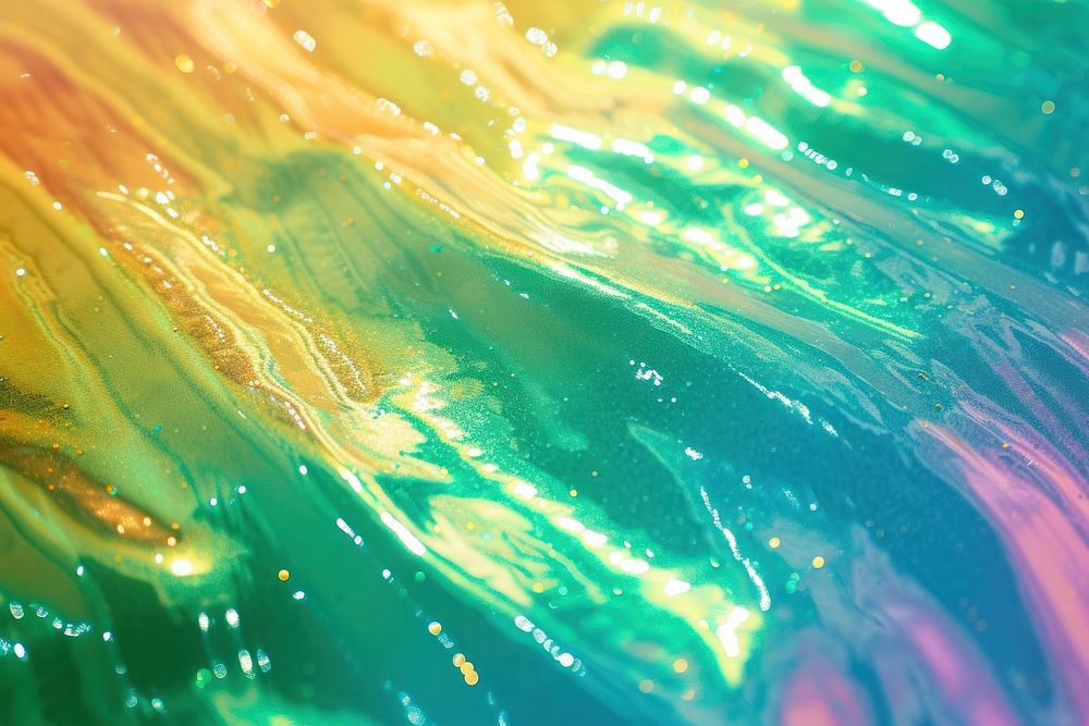 Wave texture backgrounds rainbow green.