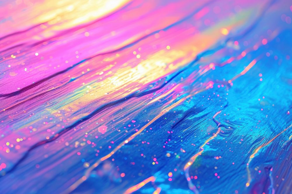 Wood texture backgrounds rainbow glitter.