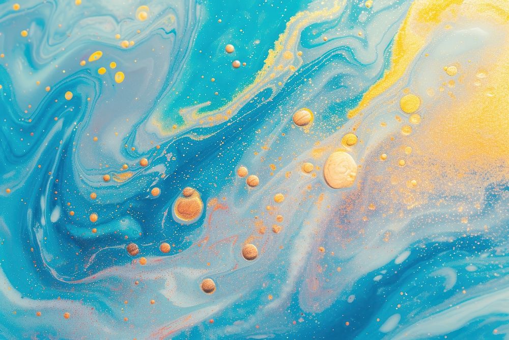 Marble texture backgrounds turquoise yellow.