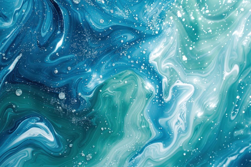 Marble texture backgrounds turquoise painting.
