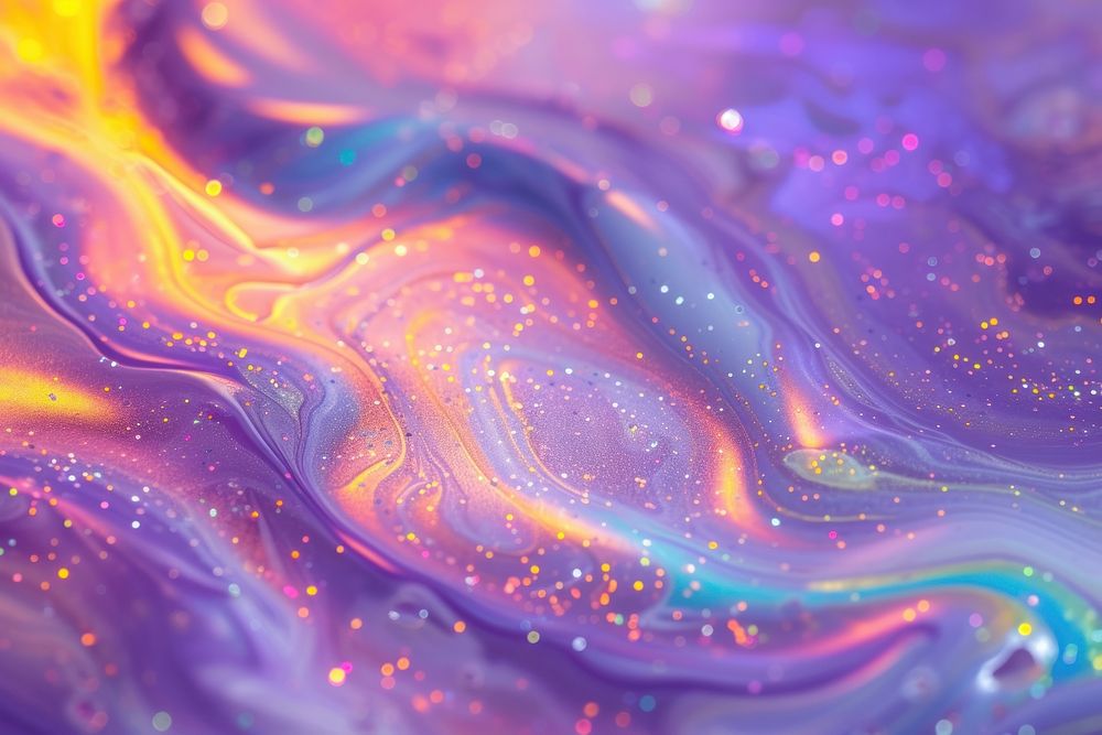 Marble texture backgrounds glitter rainbow.