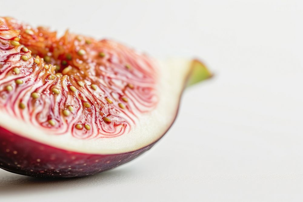Fig Slice slice fruit plant.