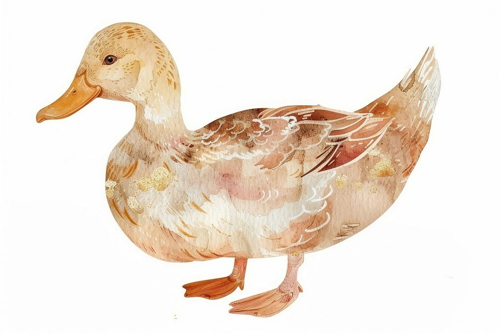 Duck animal bird white background. | Premium Photo Illustration - rawpixel