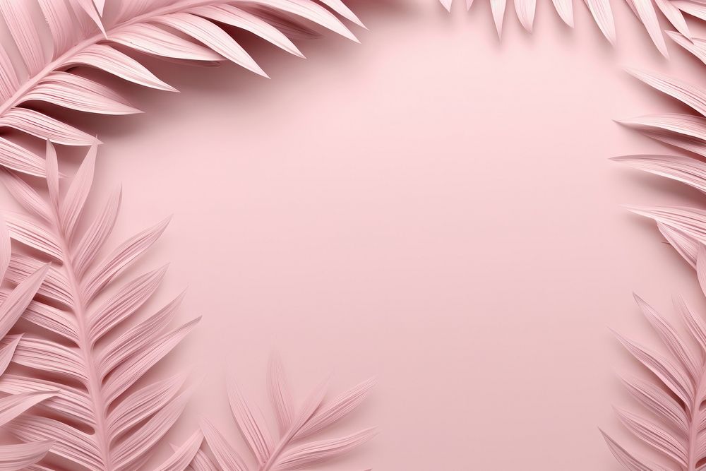 Palm leaves border backgrounds pattern plant.