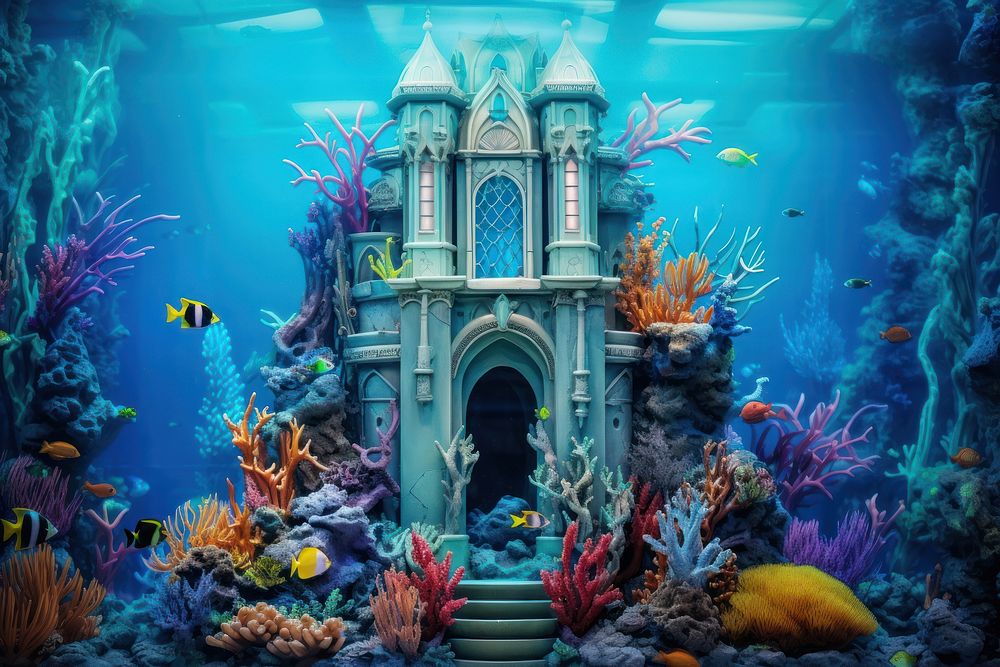 Aquarium underwater outdoors nature.