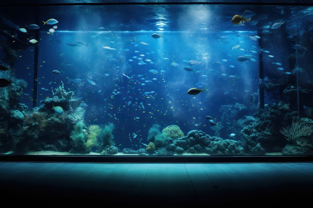 Aquarium underwater nature ocean.