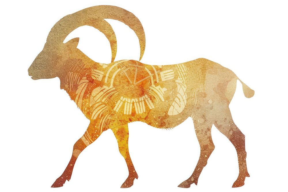 Ibex art livestock animal.