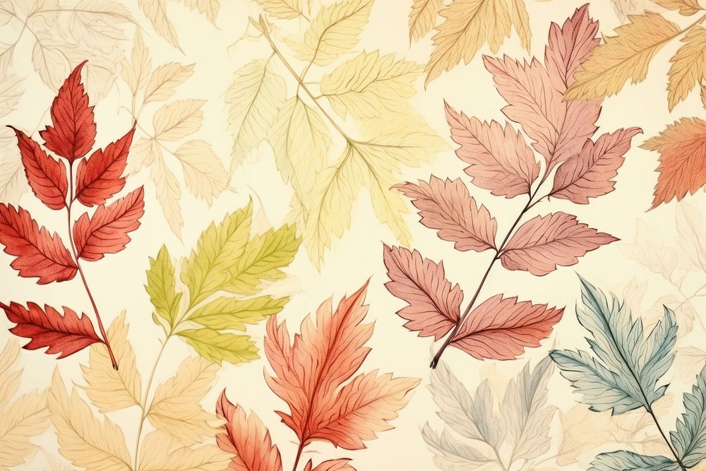 Leaf art backgrounds pattern.