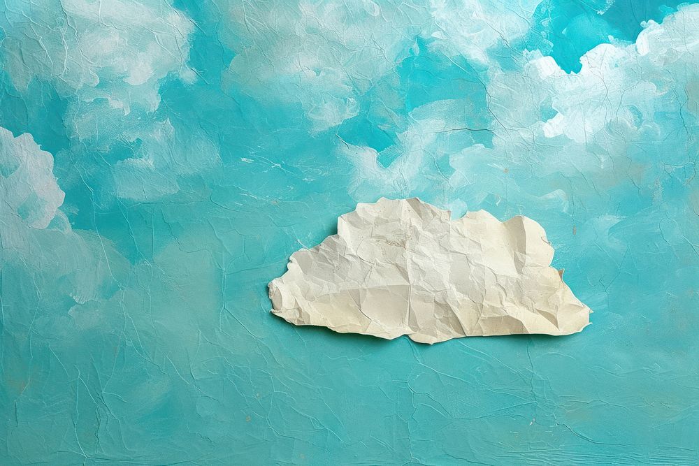 Cloud and bule sky paper art backgrounds.