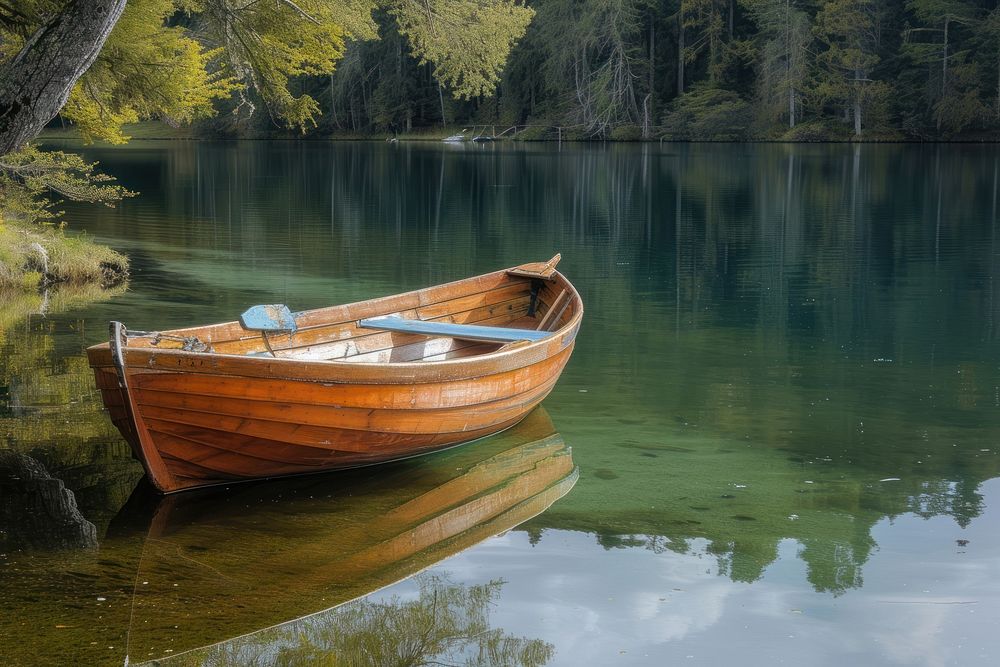 Boat outdoors vehicle rowboat.