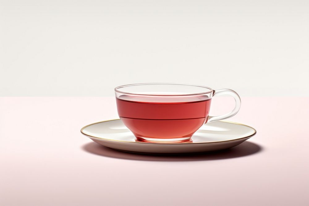 Assam tea saucer drink cup.