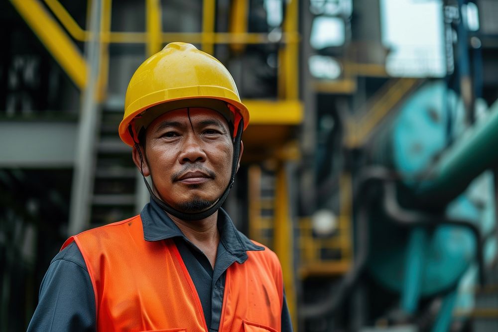 Indonesian Engineer hardhat helmet adult.