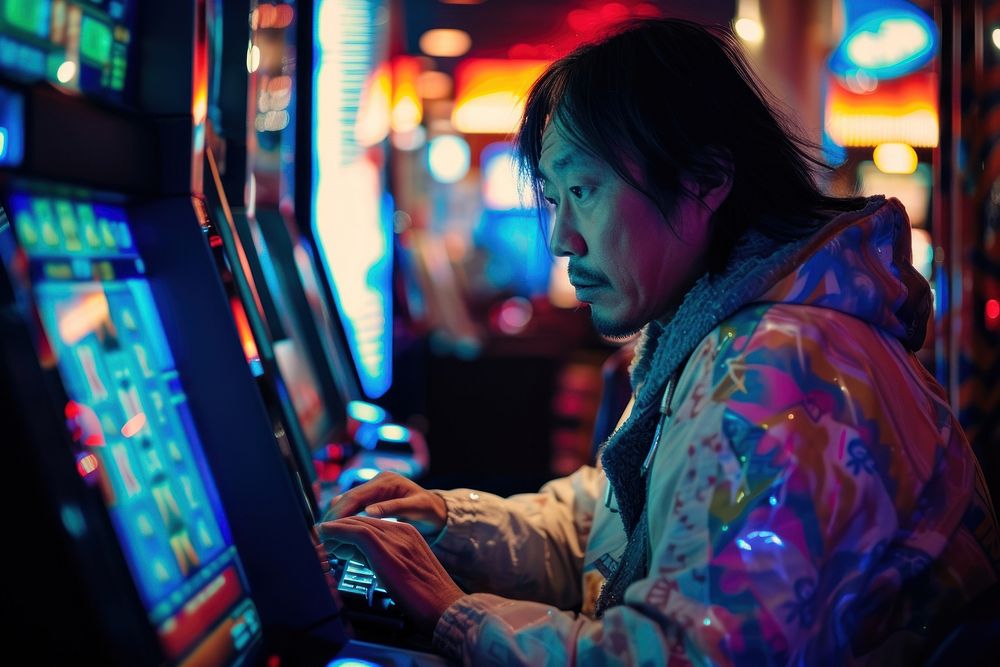 Japanese adult nightlife gambling casino.