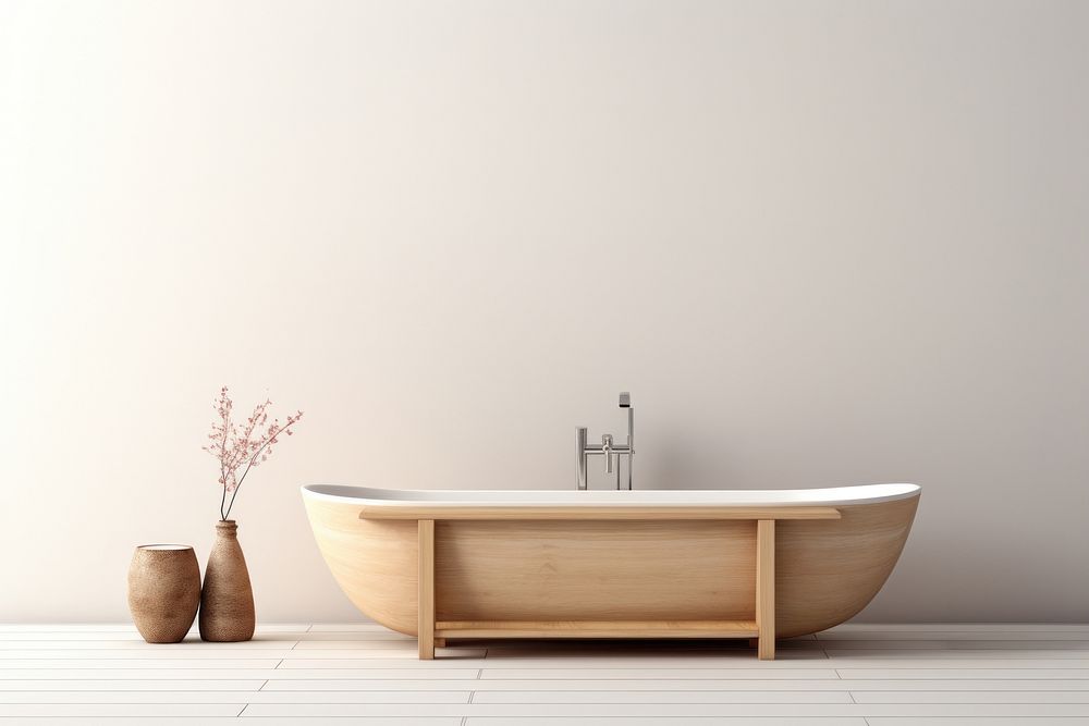 Japanese bathtub spa architecture simplicity furniture.