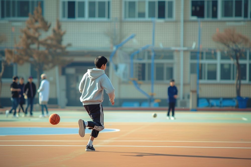Korean student sports basketball architecture.