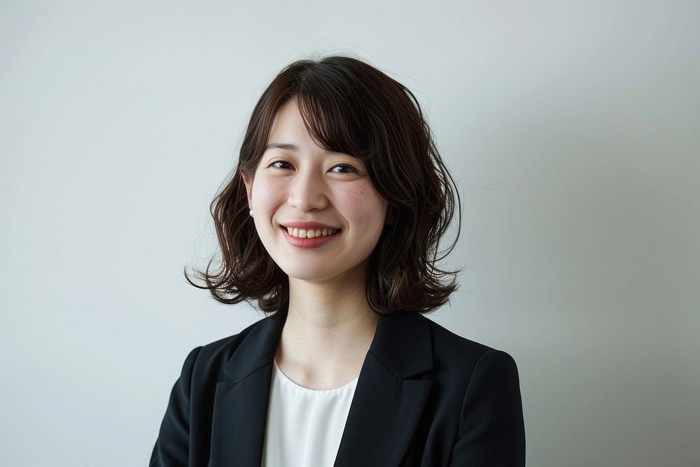 Japan working woman lawyer portrait adult smile.