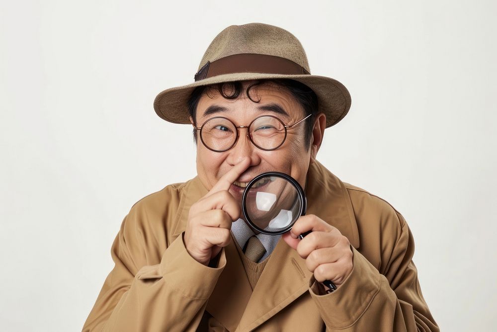 Korea detective man portrait adult photo.