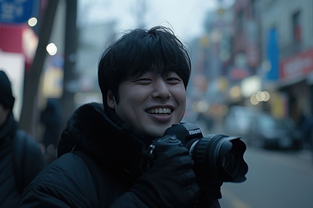 Korea photographer portrait adult smile.