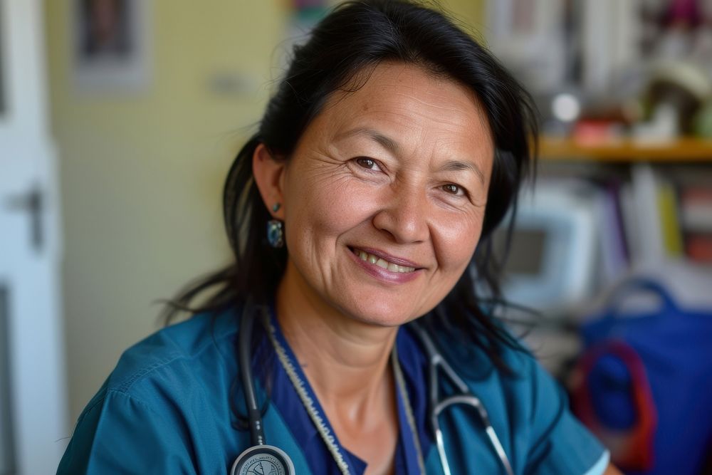 Mongolia nurse adult stethoscope accessories.