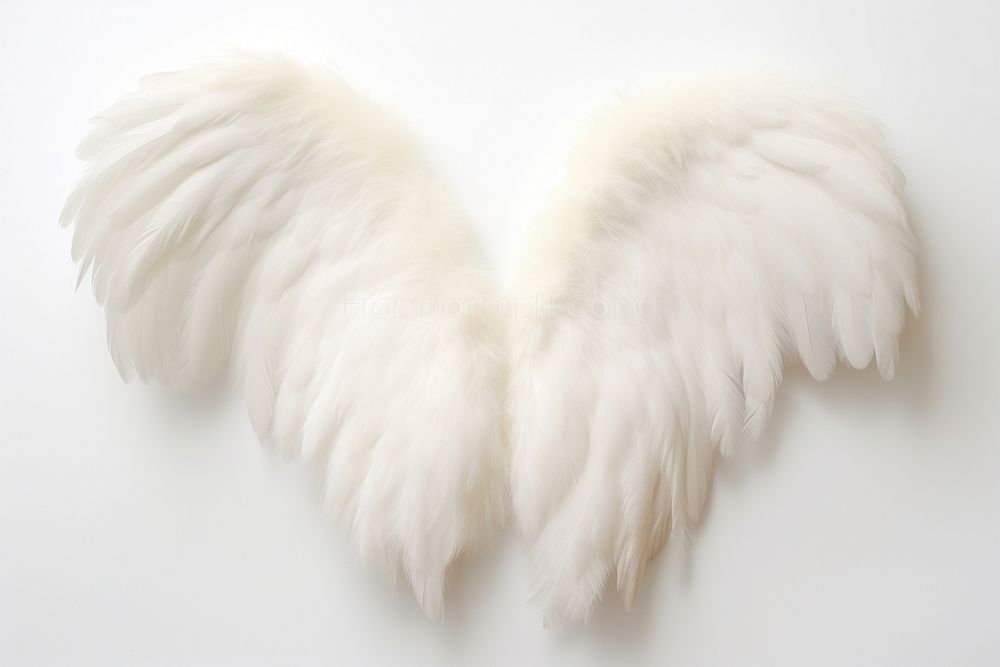 Plushie wings angel white archangel.