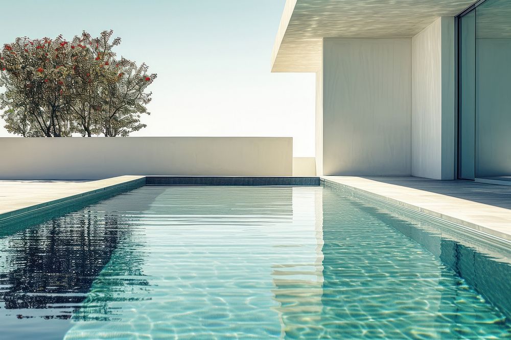 Swimming pool architecture building outdoors.