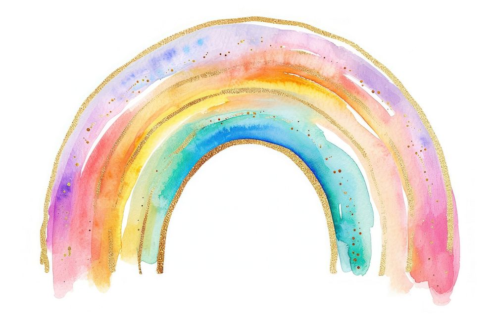 Rainbow arch backgrounds painting art.