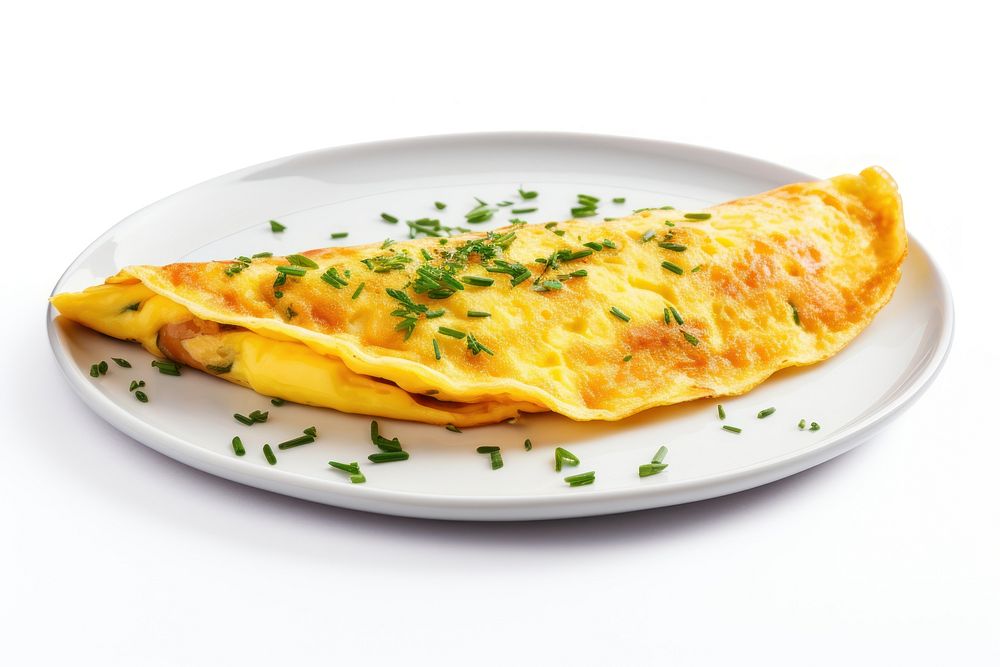 Omlettes omelette plate food.