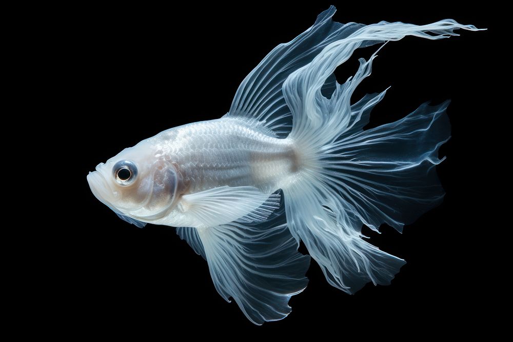 The other fish swimming in deep sea animal underwater goldfish.