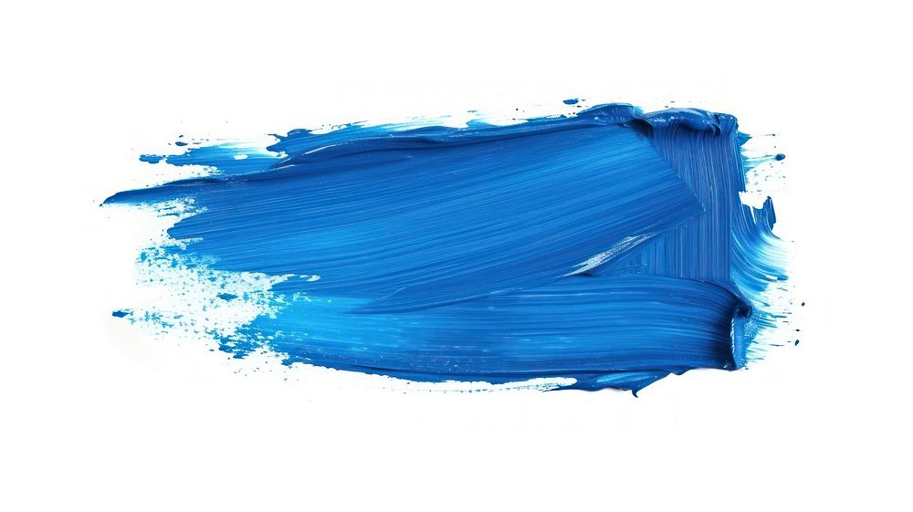 Rectangle brush stroke backgrounds paint blue.