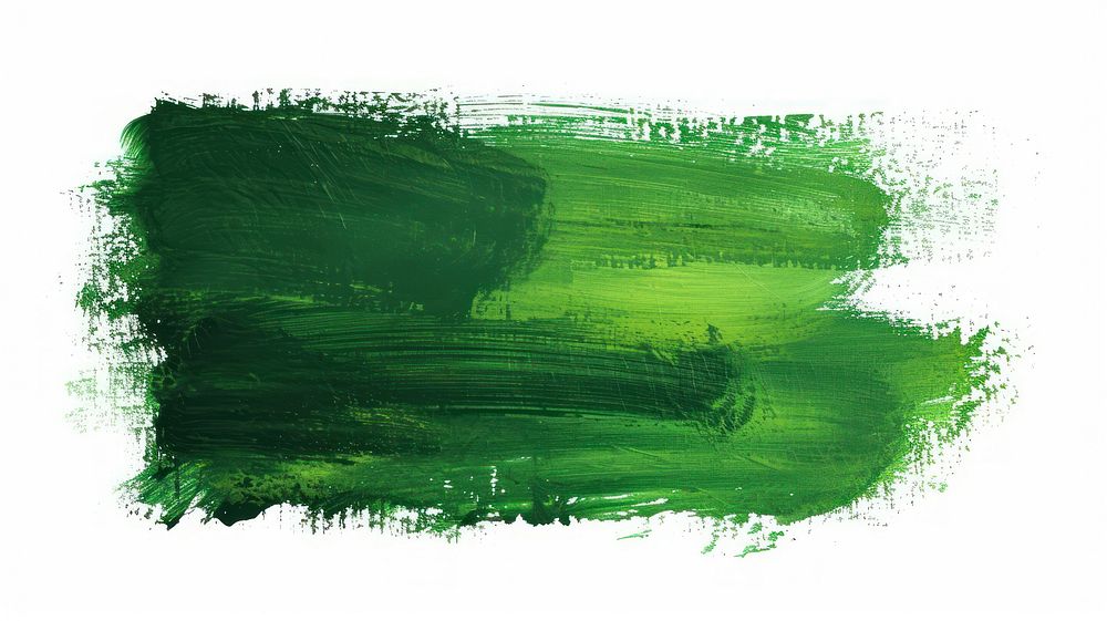 Rectangle brush stroke green backgrounds paint.