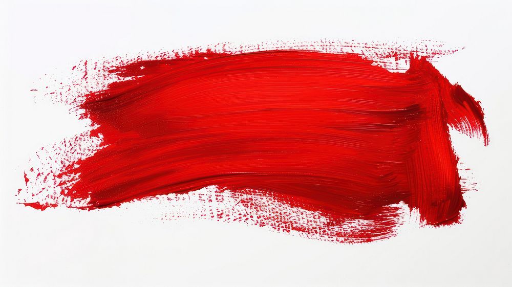 Rectangle brush stroke backgrounds paint red.