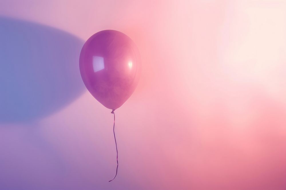 Balloon purple pink red.
