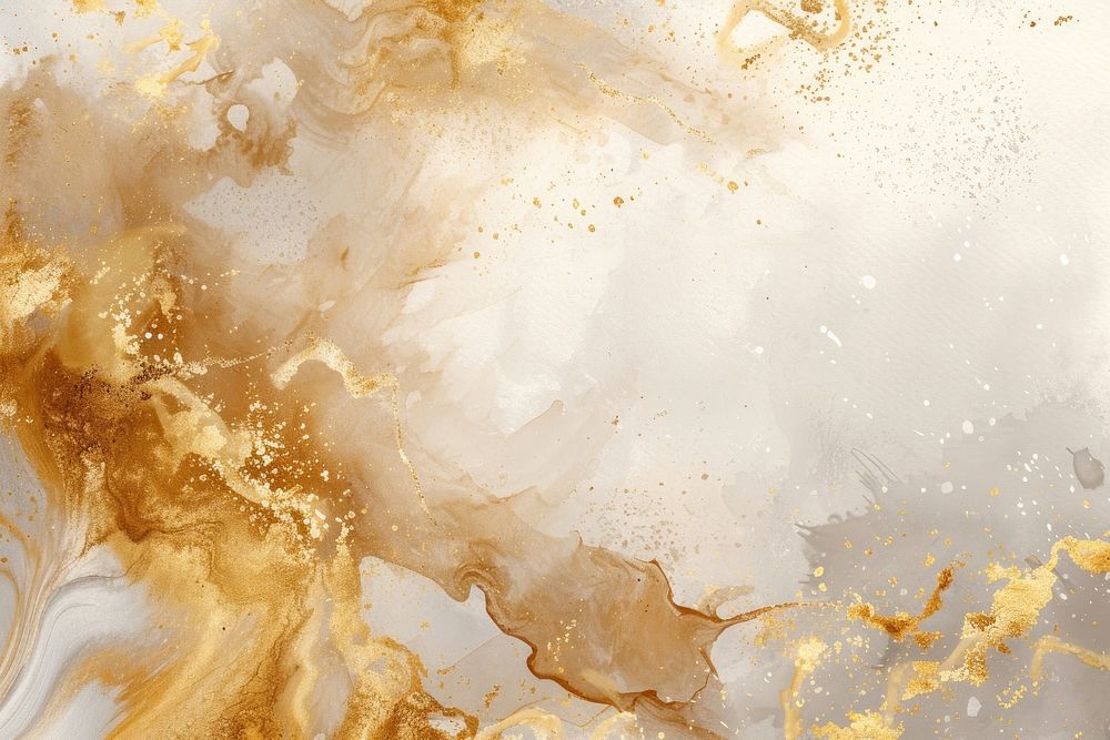 Backgrounds gold splattered abstract.