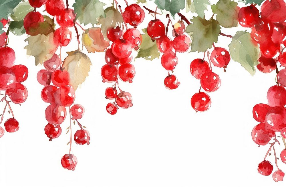 Berry hanging cherry plant.