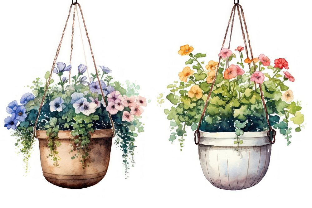 Flower pots hanging plant vase.