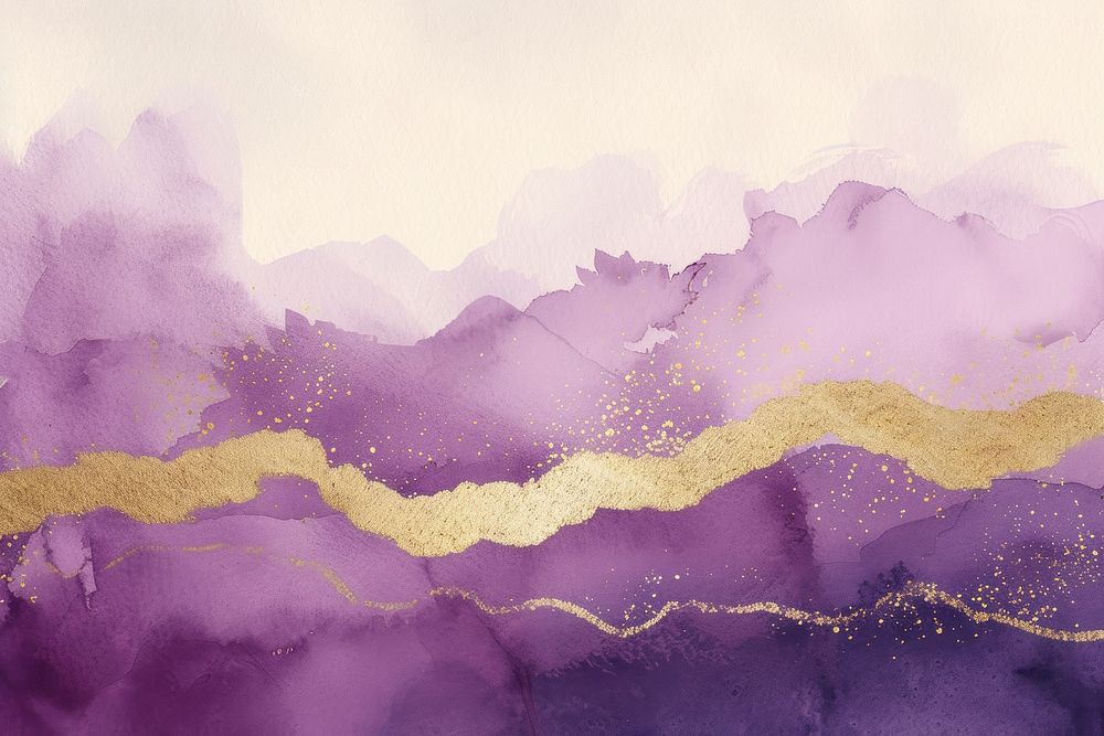 Beach watercolor background painting purple backgrounds.