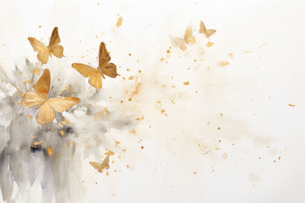 Butterflies watercolor background butterfly animal insect.