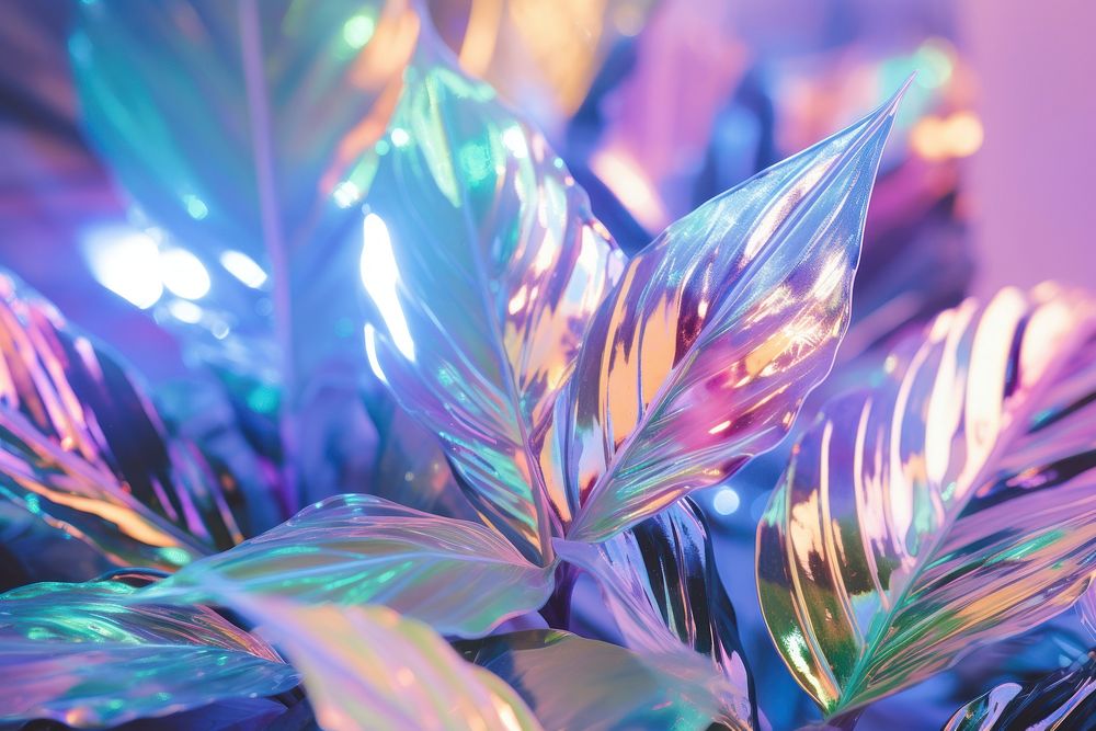 Plant texture graphics crystal purple.
